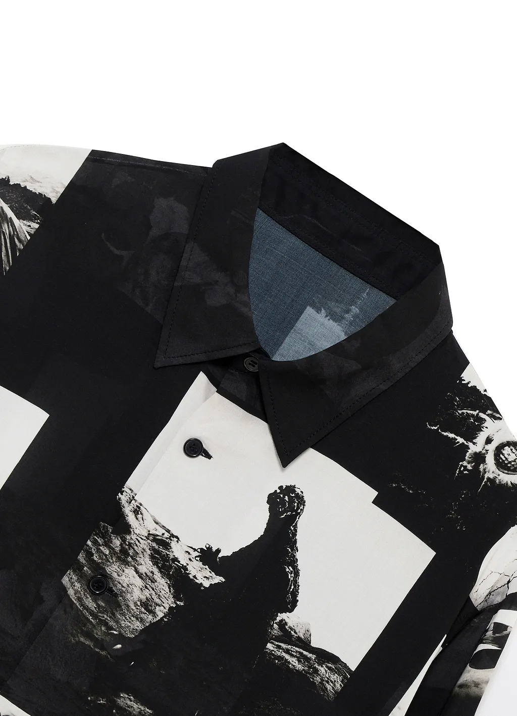 Wildside × Izumonster All-Over Print Long Sleeve Rayon Shirt