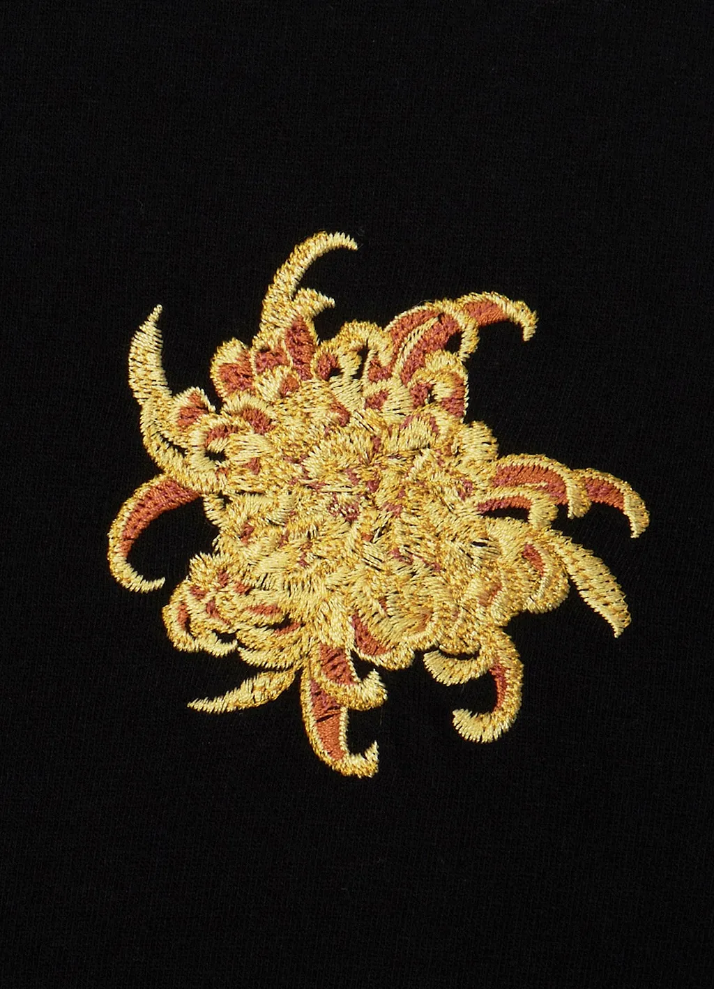 Chrysanthemum Embroidery T-Shirt