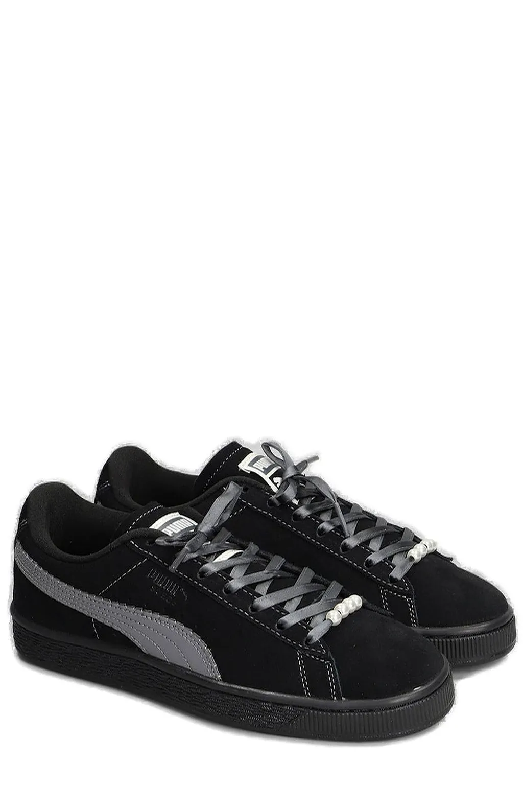 Puma Bloom Round Toe Lace-Up Sneakers