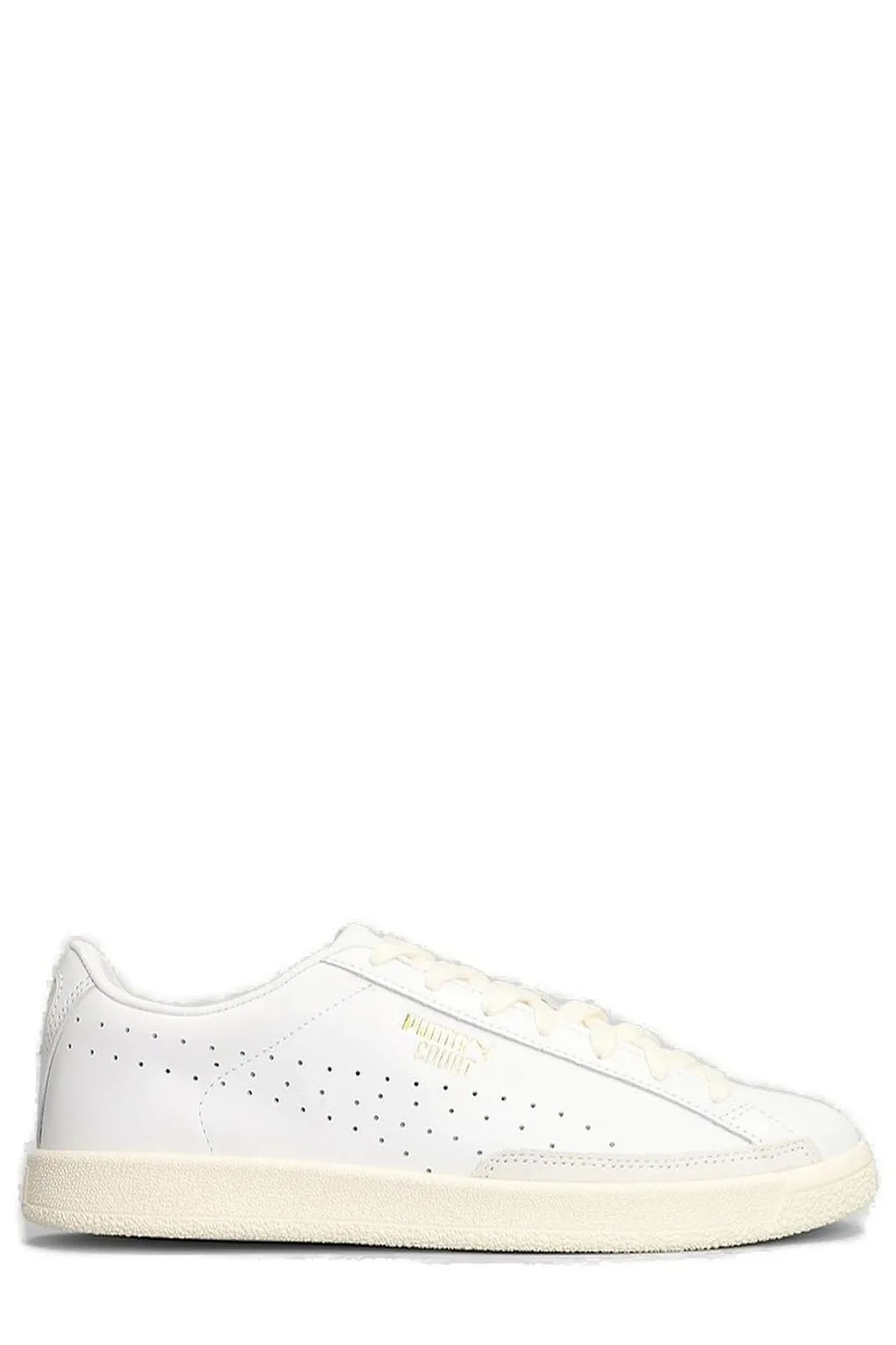 Puma Court Perforated Lace-Up Sneakers