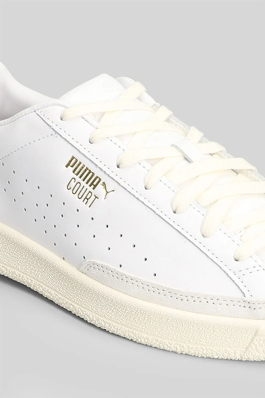 Puma Court Perforated Lace-Up Sneakers