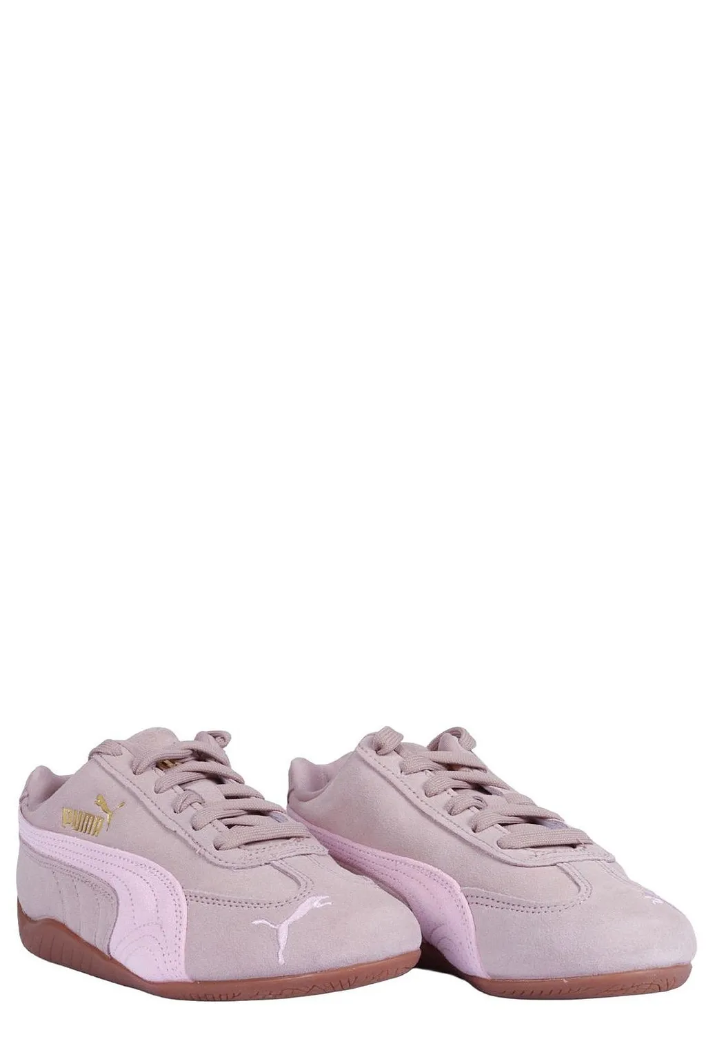 Puma Kids Logo Printed Lace-Up Sneakers