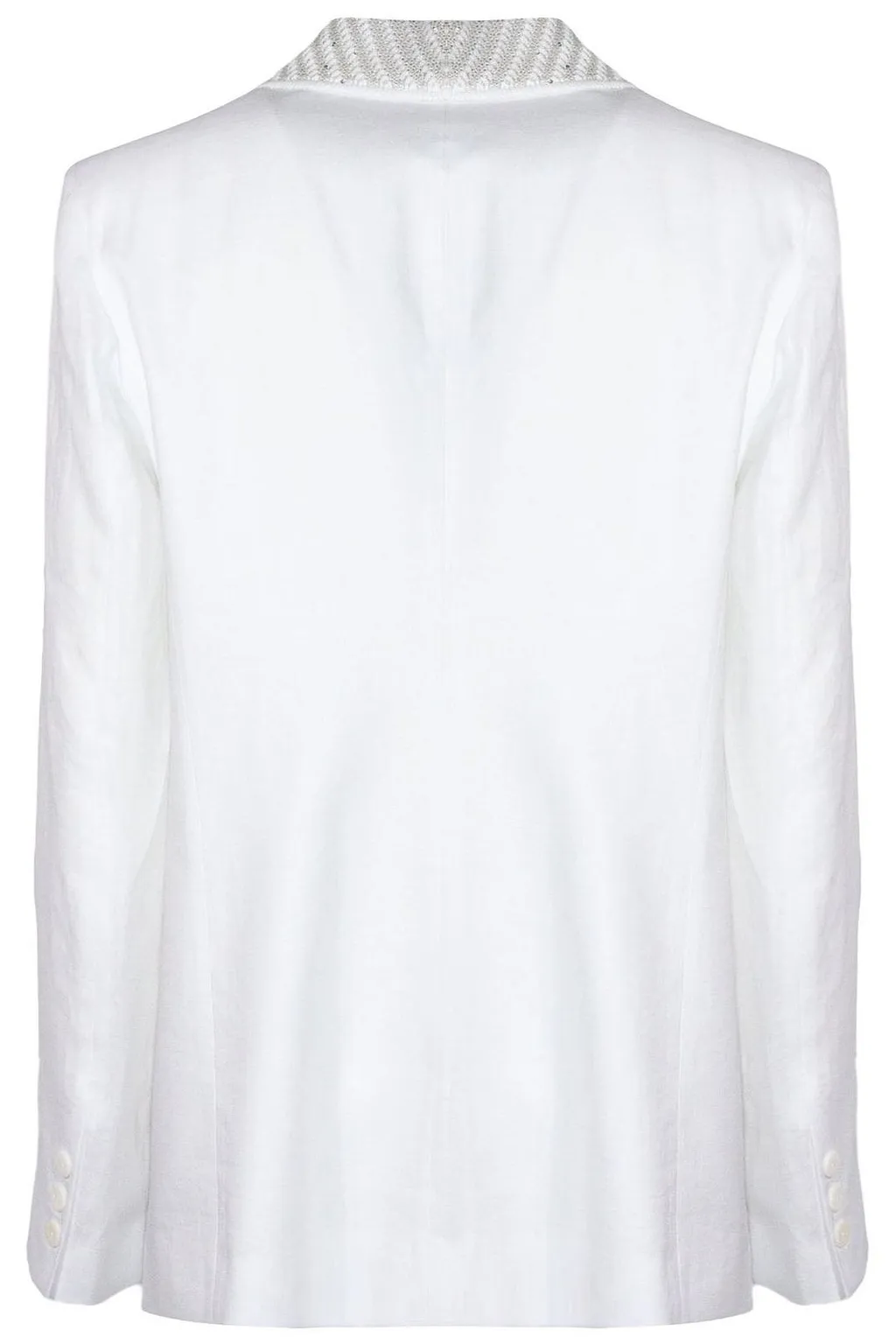 Purotatto Embroidered Lapel Single-Breasted Blazer