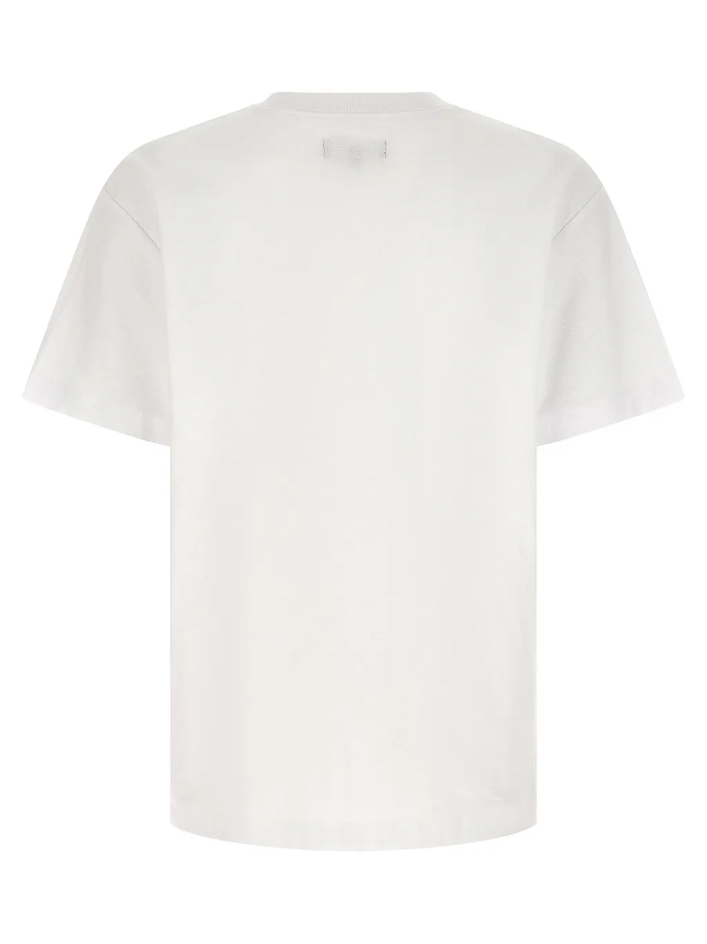 Purple Cube Logo Print T-Shirt