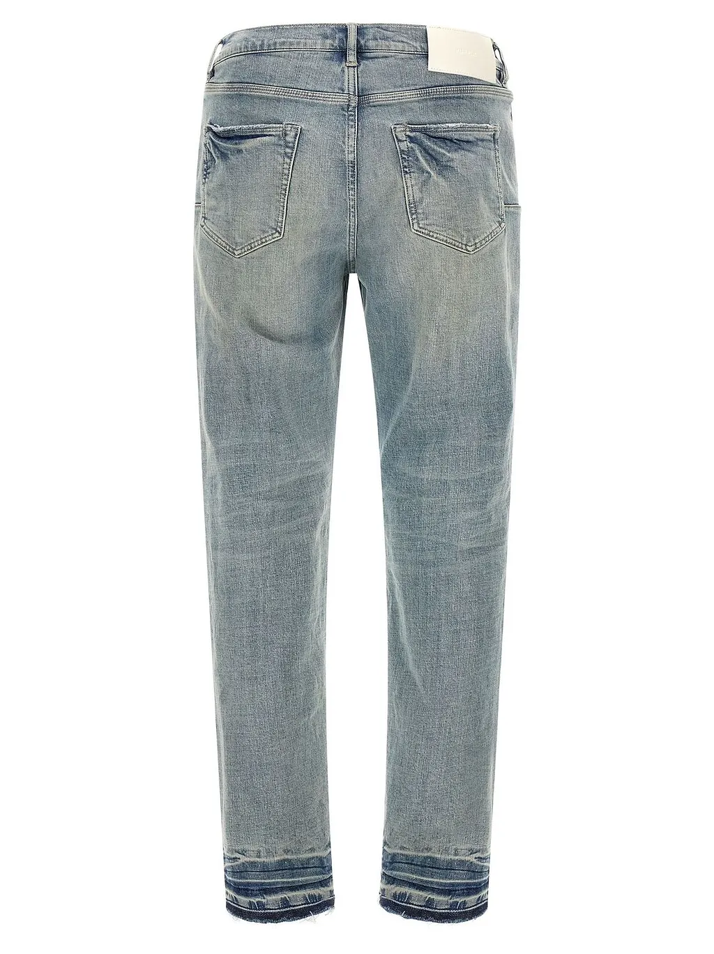Purple P005 Distressed Slim Jeans