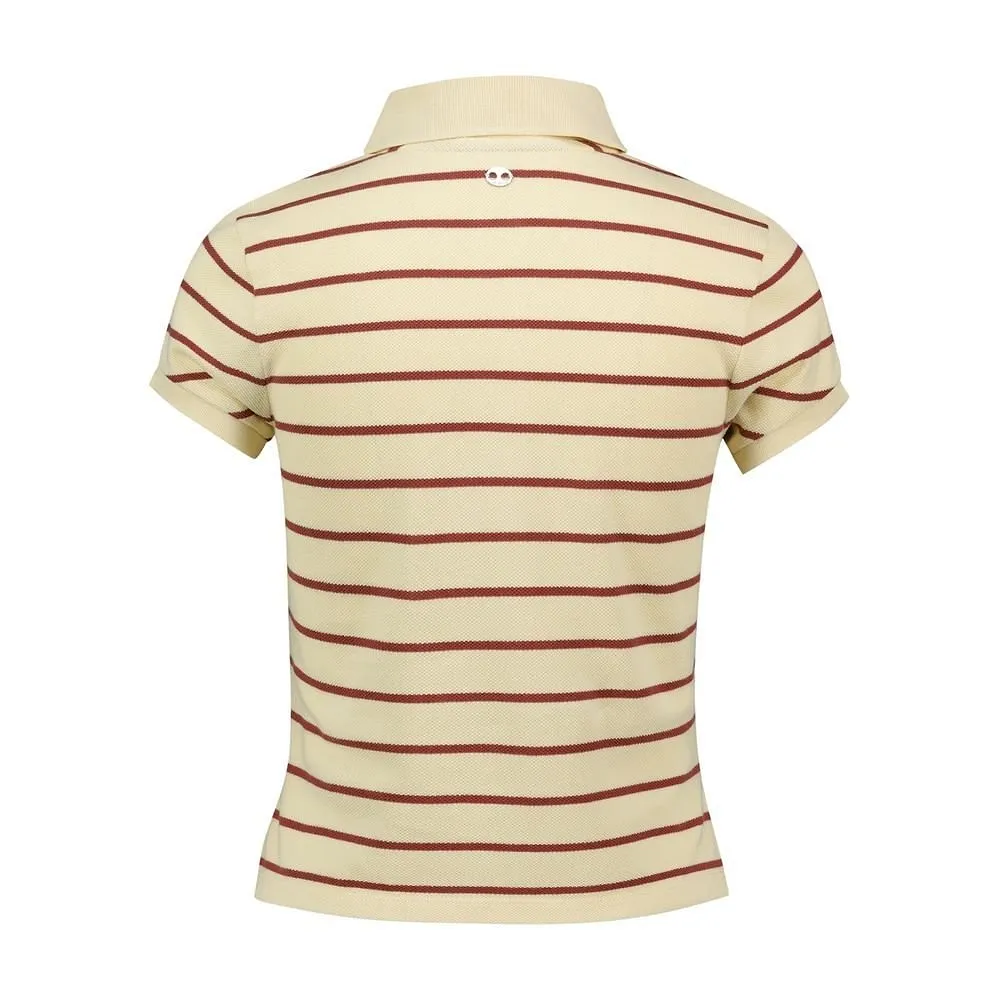 Rabanne Striped Polo T-Shirt