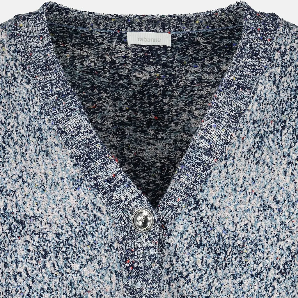 Rabanne Tweed Effect Buttoned Cardigan
