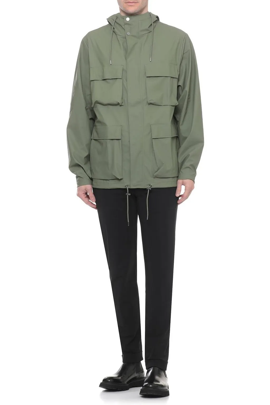 Rains Pocket Hooded Jacket