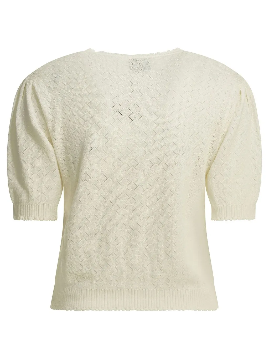 Rakki Chevron Short-Sleeve Cardigan