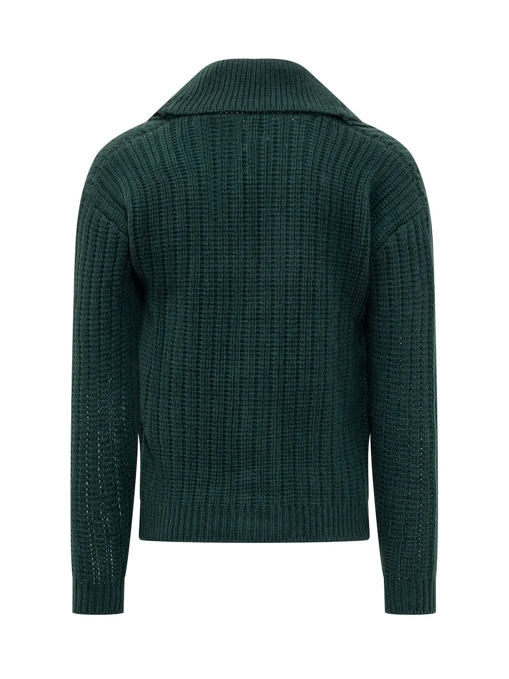 Rakki Shawl Collar Buttoned Knitted Sweater