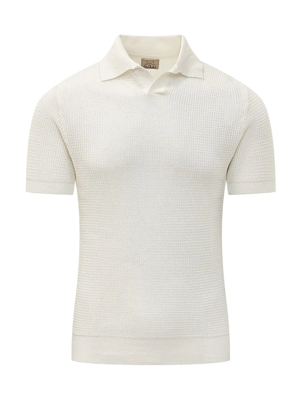Rakki Tokyo Textured Knit Polo Shirt