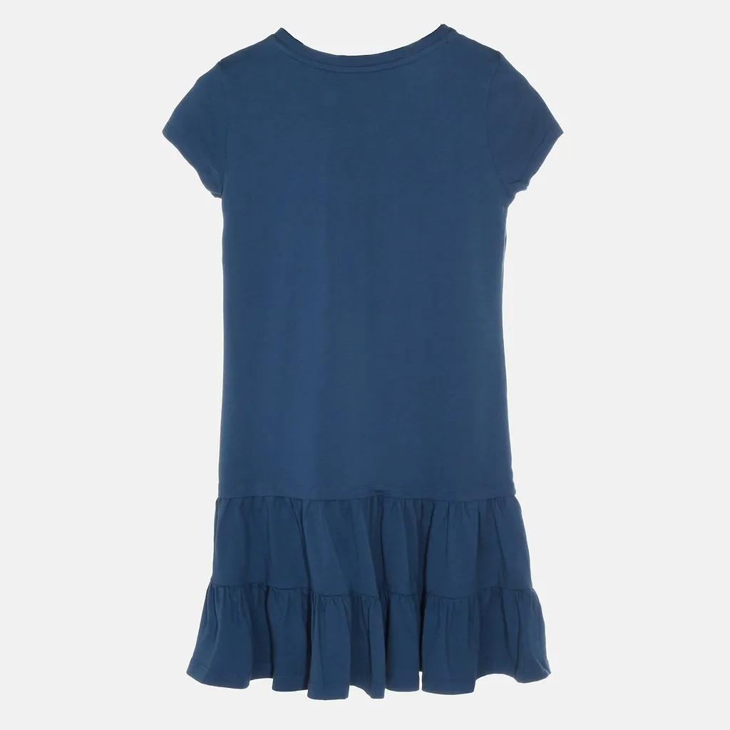 Ralph Lauren Kids Polo Bear Ruffle Hem Dress
