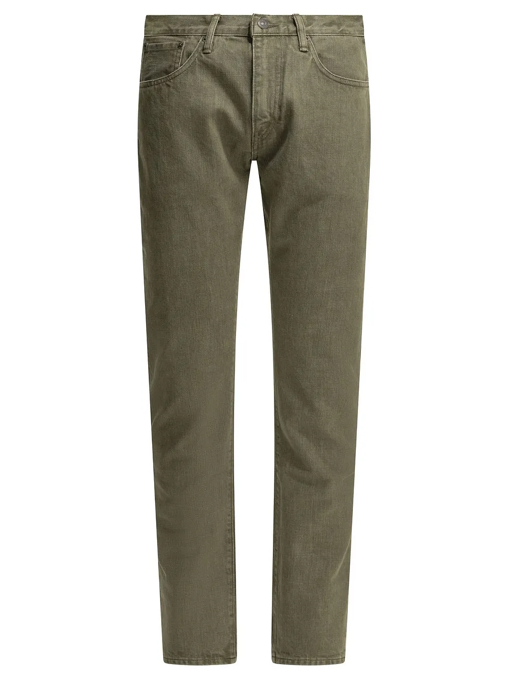 Ralph Lauren Rrl Olive Straight-Leg Jeans