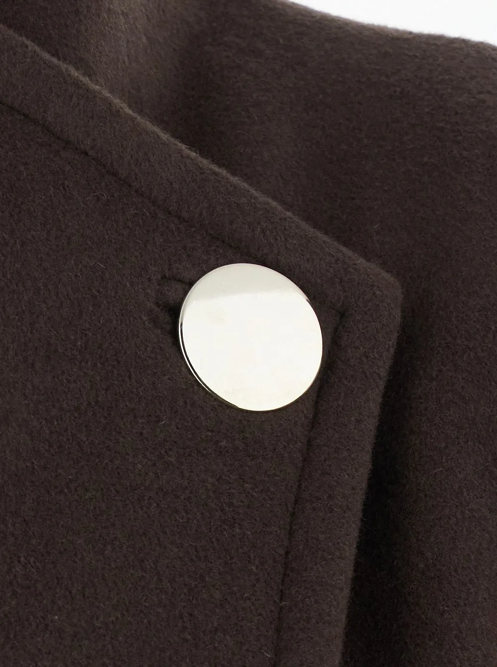 Rame Funnel Neck Buttoned Coat