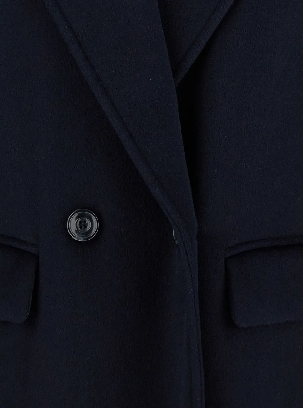 Rame Double-Breasted Peak Lapel Coat