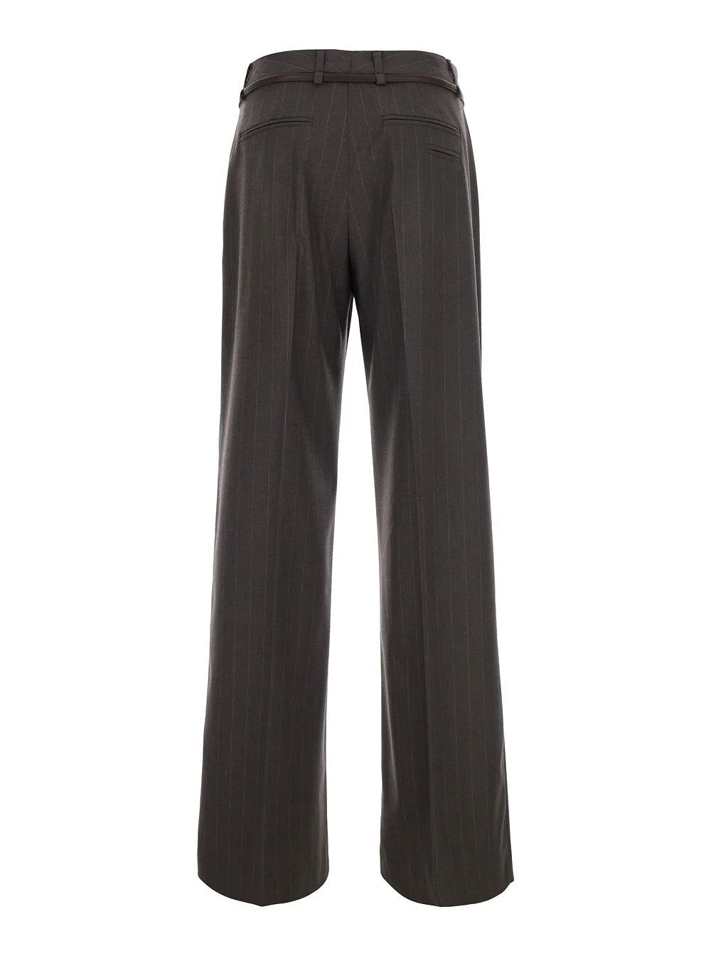 Rame Pinstripe Straight-Leg Pants