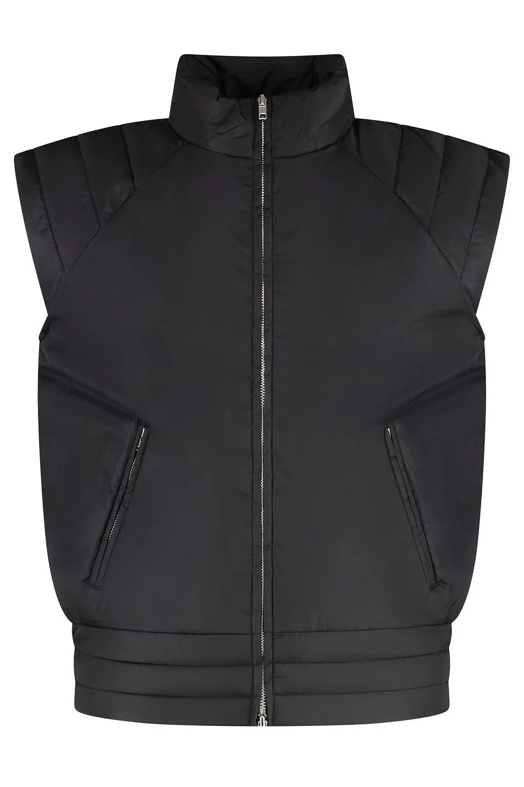 Random Identities Padded Zip Gilet Jacket