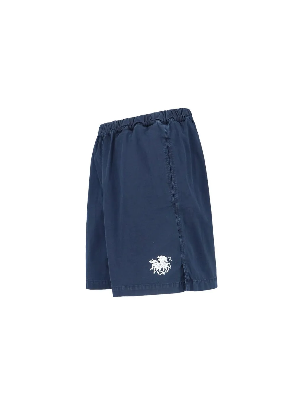 Ranra Elastic-Waist Logo Shorts