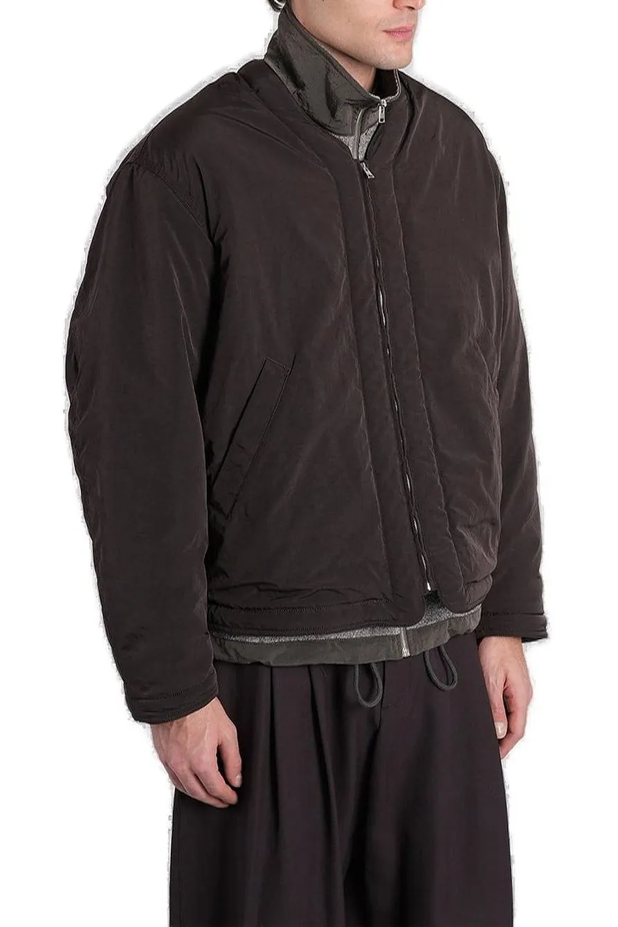 Ranra Logo Embroidery Zip Up Jacket