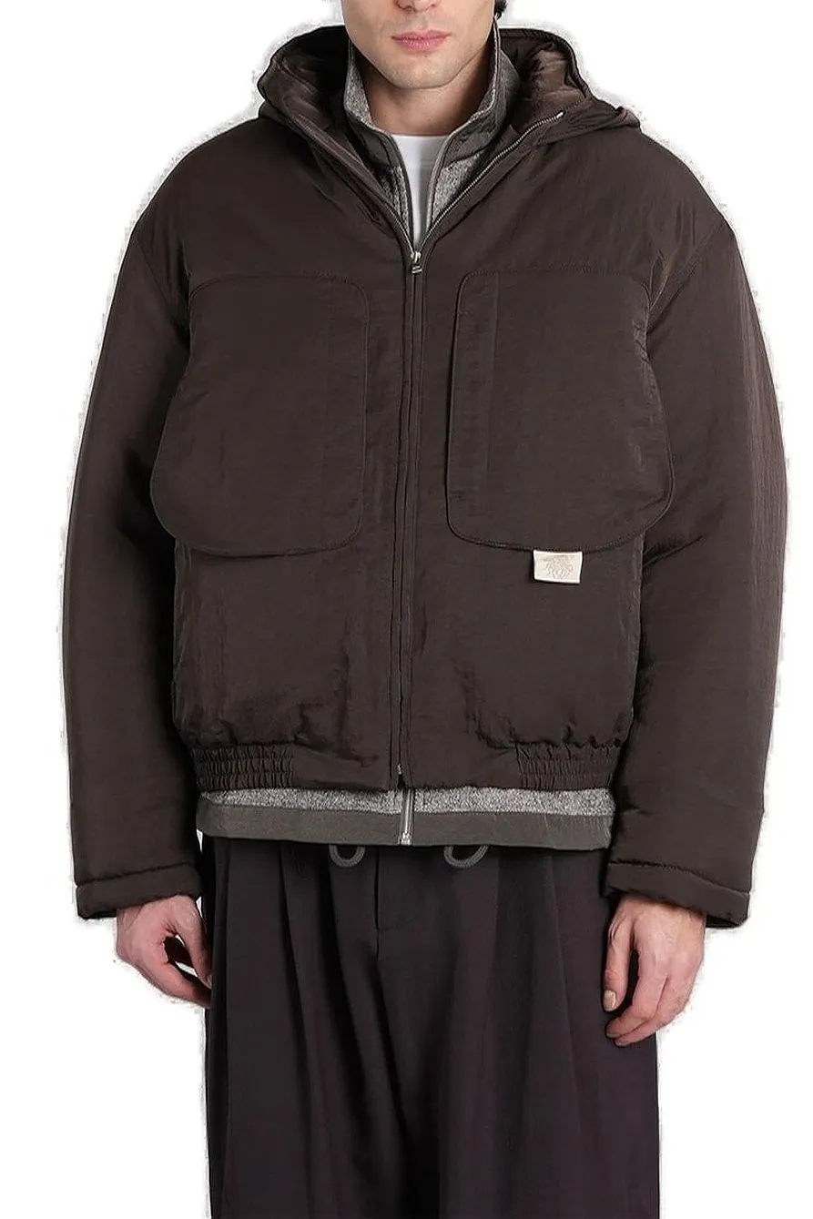 Ranra Hooded Zip-Up Jacket