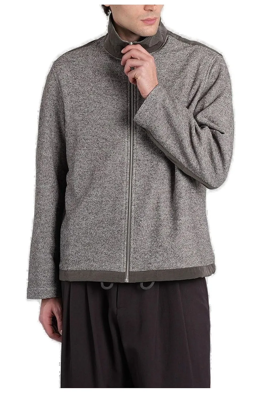 Ranra Long Sleeve Zip-Up Sweatshirt