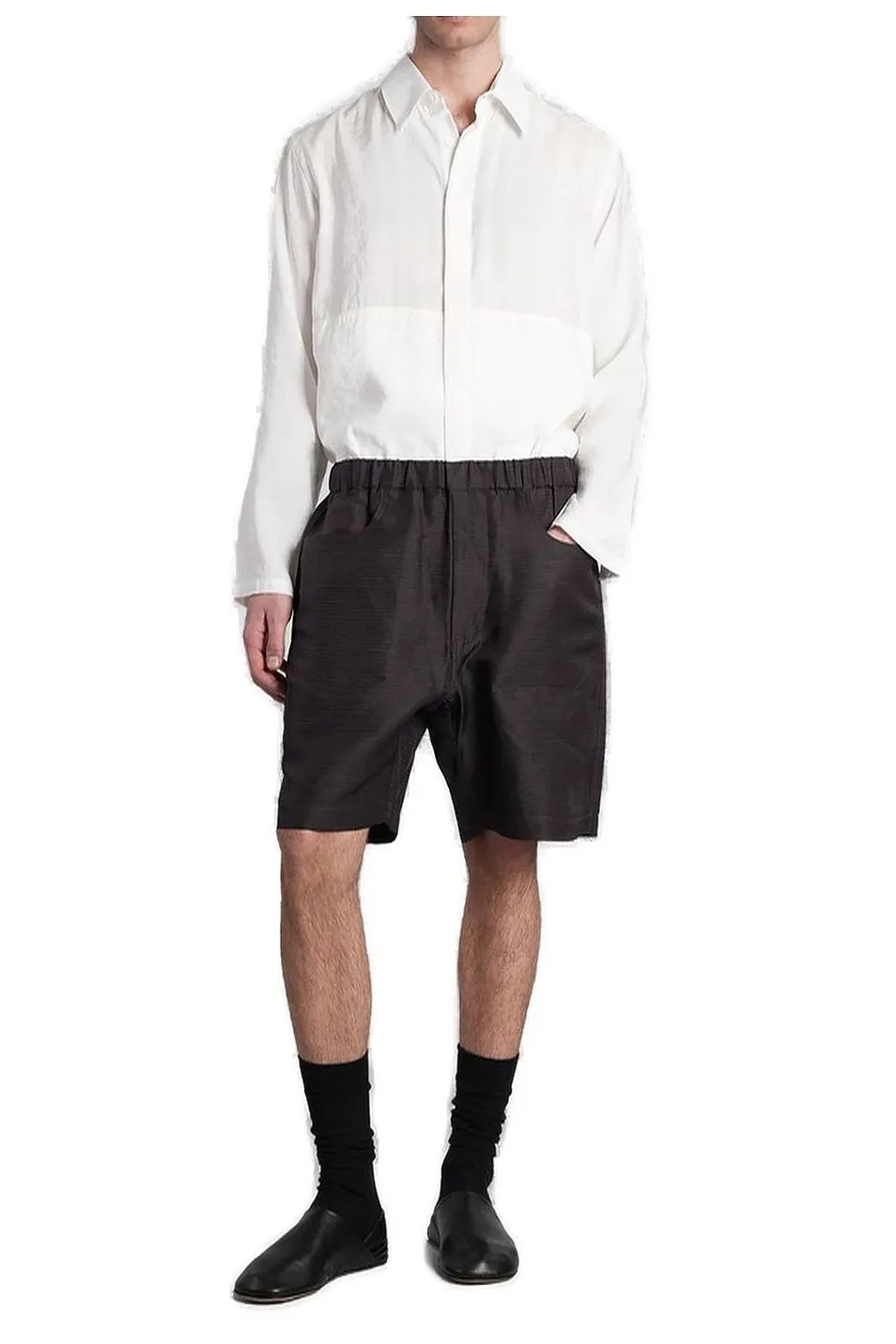 Ranra Ripstop Textured Elasticated Waistband Shorts