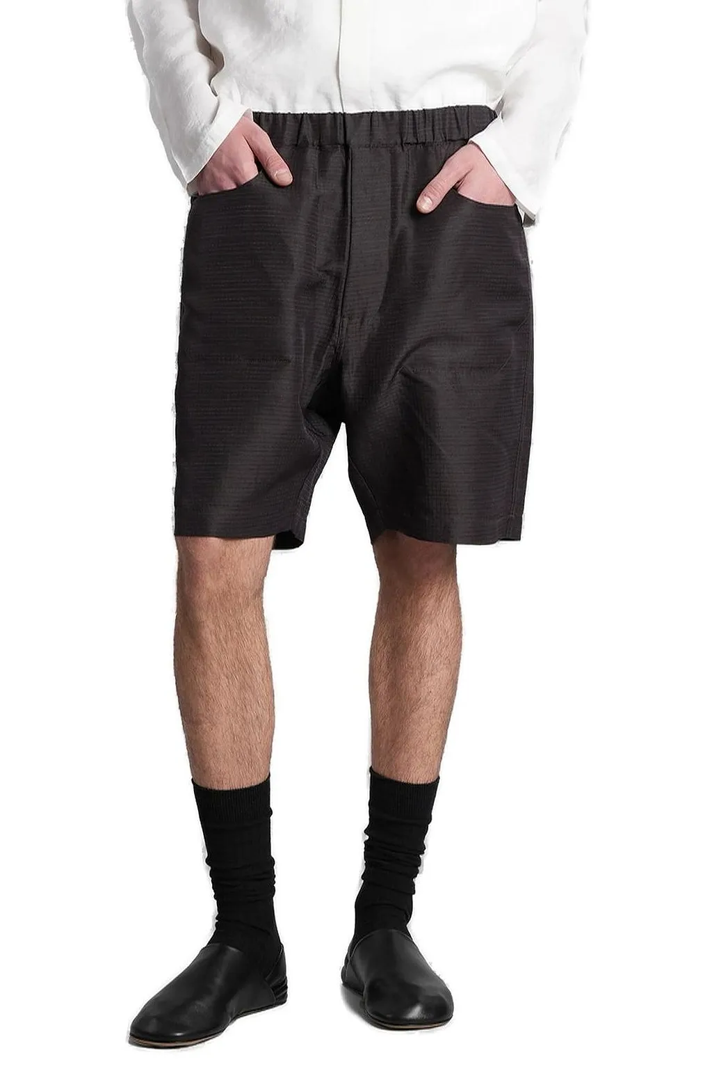 Ranra Ripstop Textured Elasticated Waistband Shorts