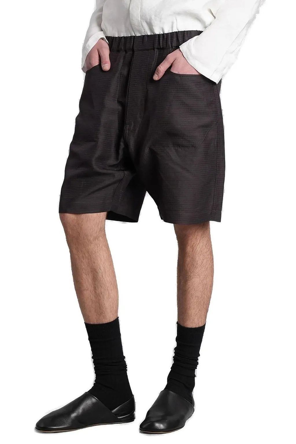 Ranra Ripstop Textured Elasticated Waistband Shorts
