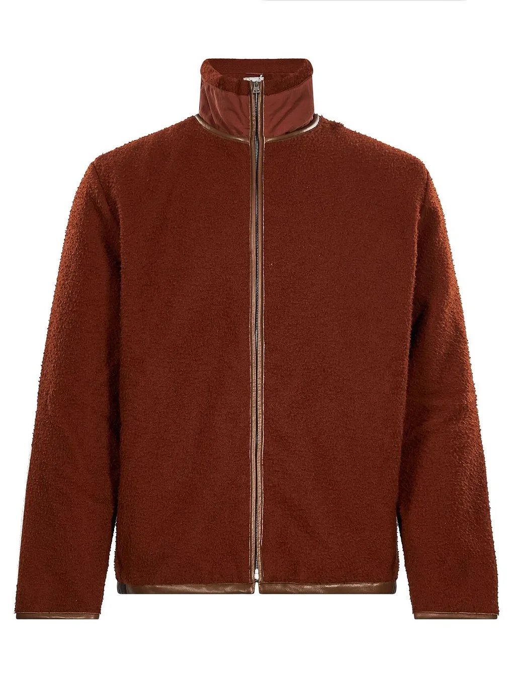 Ranra Straight Hem Zipped Bomber Jacket