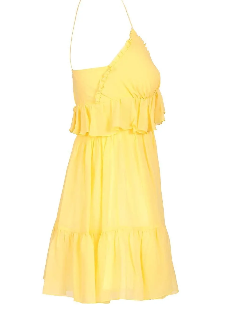 Raquel Diniz Lory Ruffled Short Dress