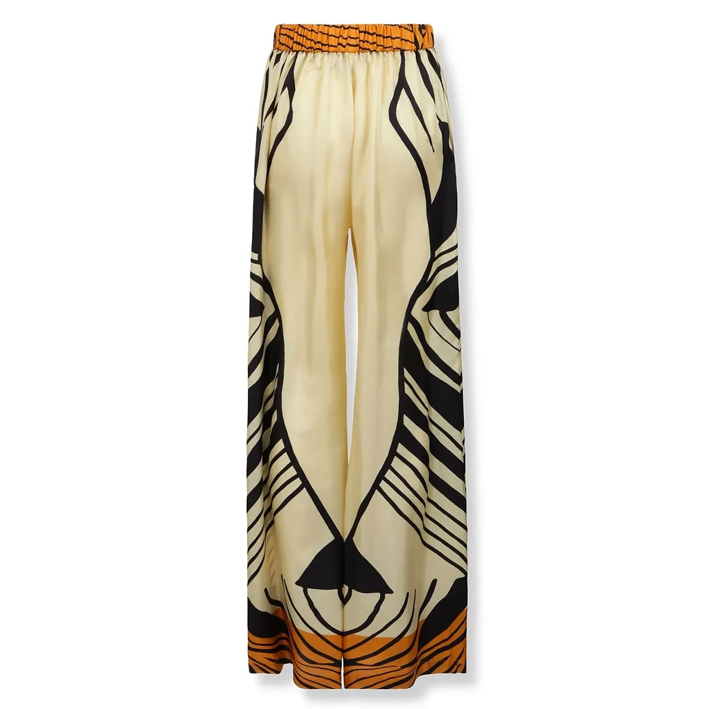 Raquel Diniz Sofia Wide-Leg Printed Pants