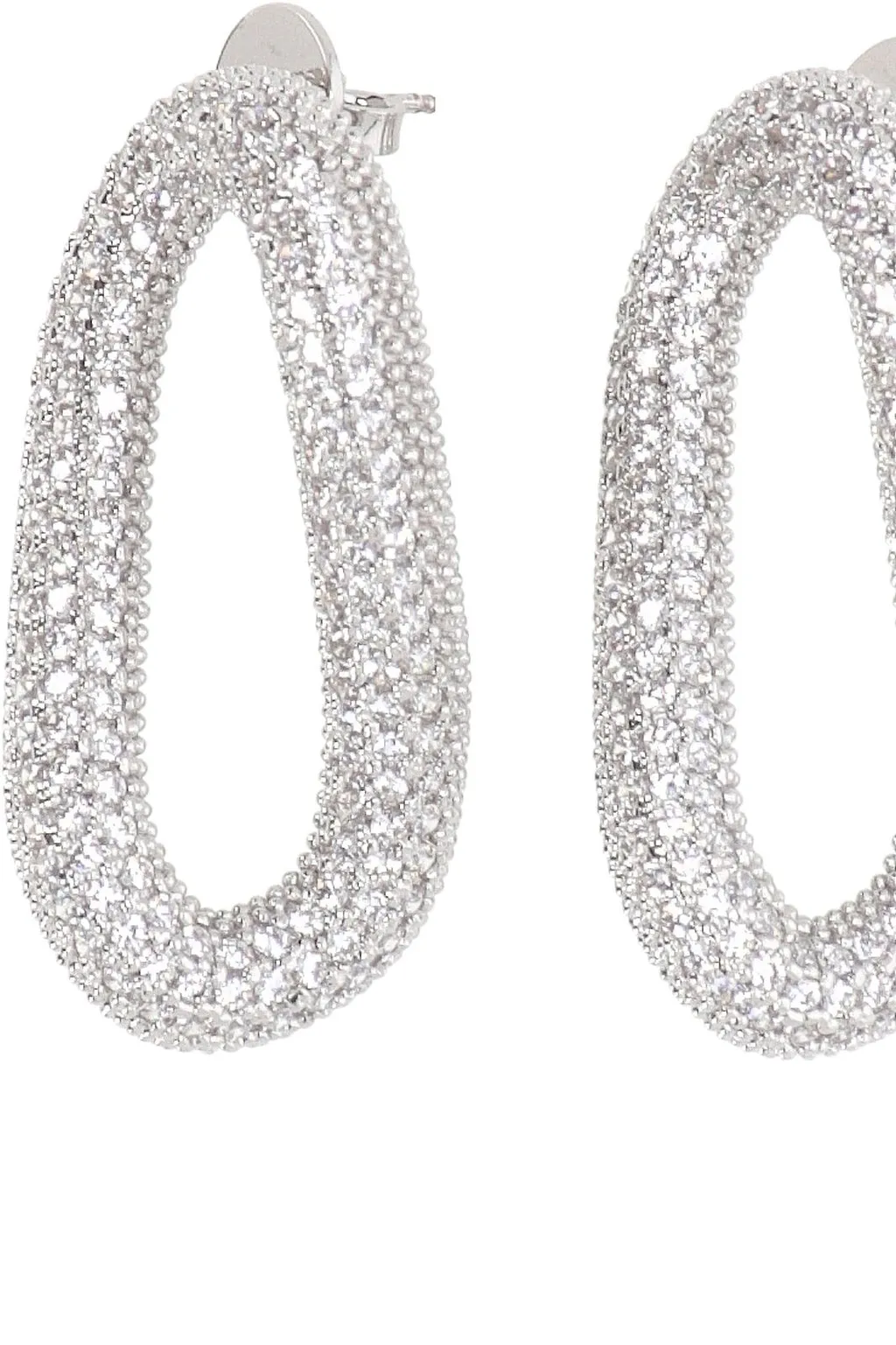 Rasna Bijoux Pavé Teardrop Earrings