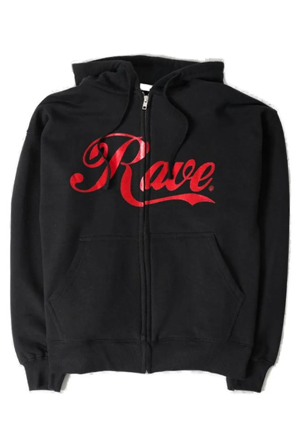 Rave Skateboards Zip-Up Drawstring Hoodie