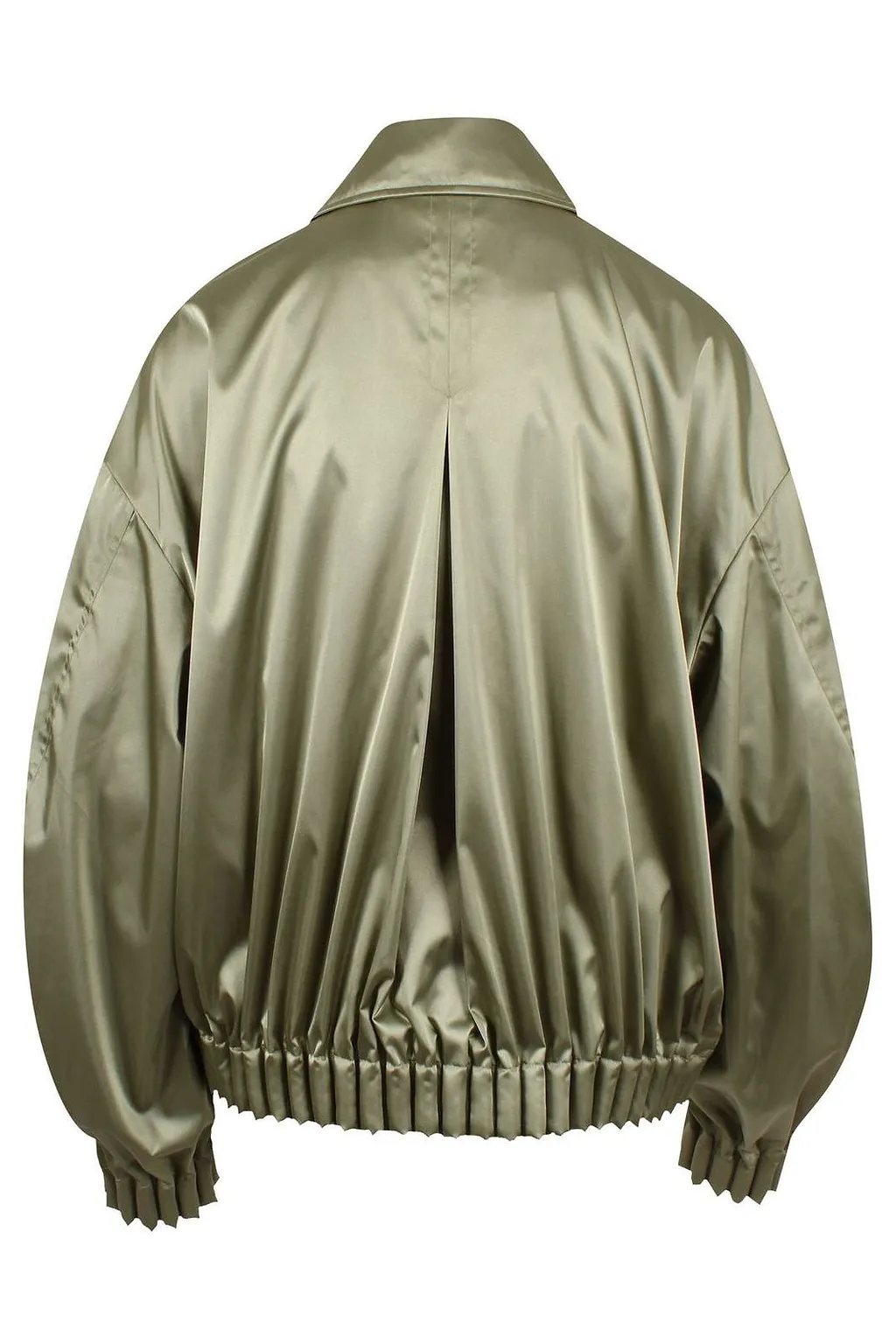Raxxy Satin Zipped Bomber Jacket