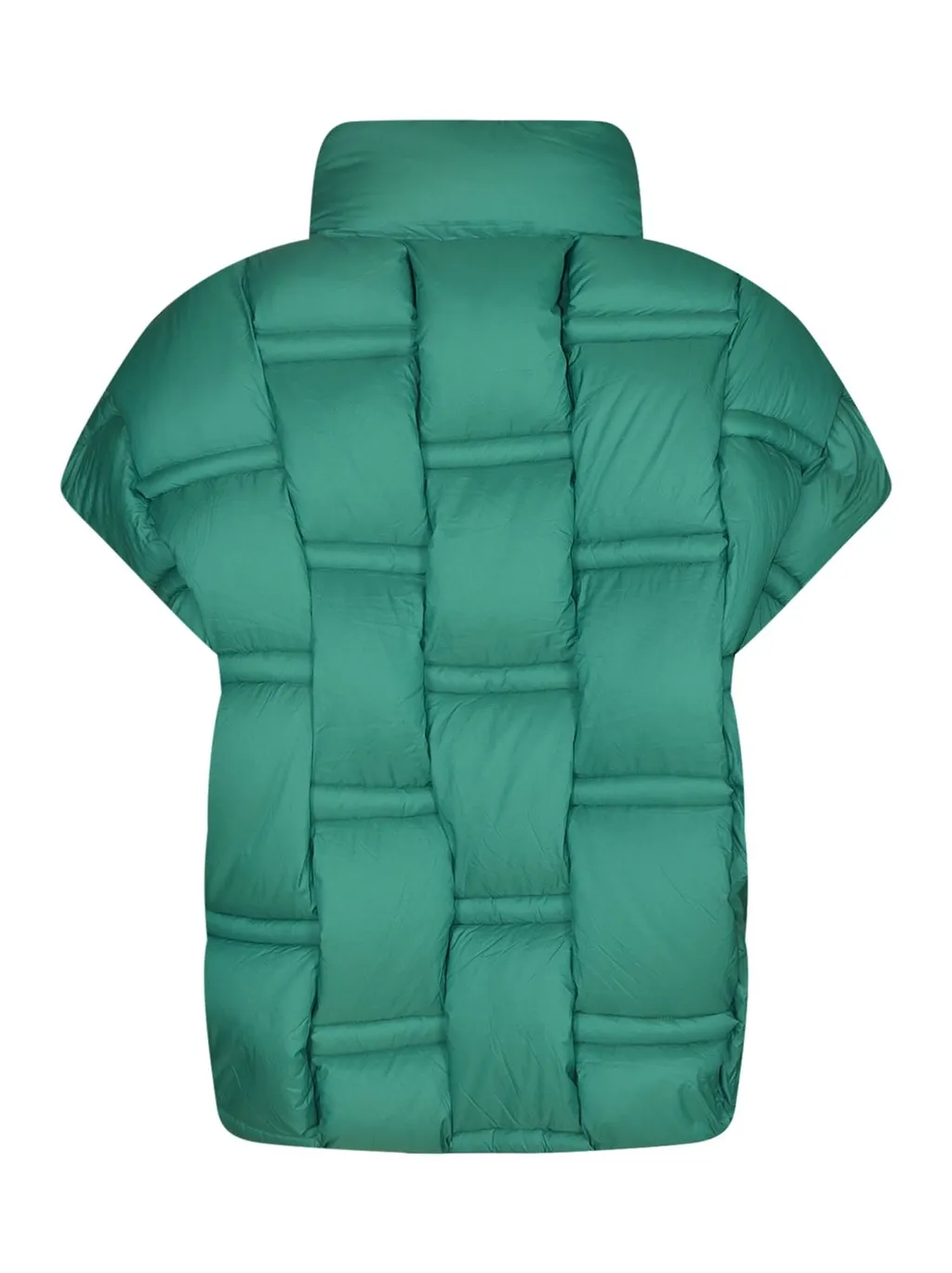 Raxxy Quilted Short-Sleeve Coat