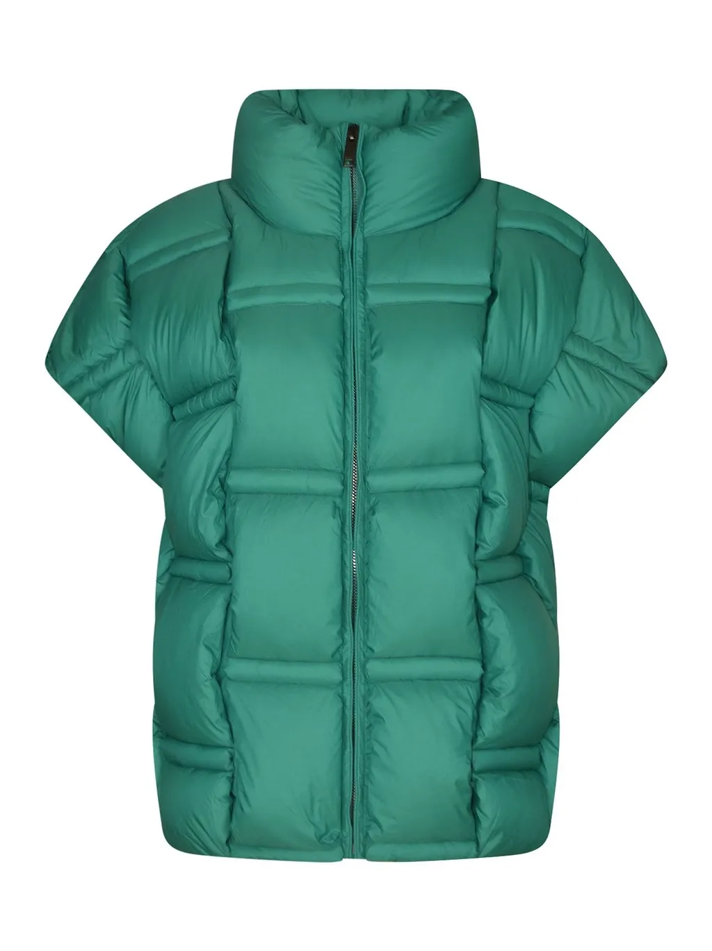 Raxxy Quilted Short-Sleeve Coat