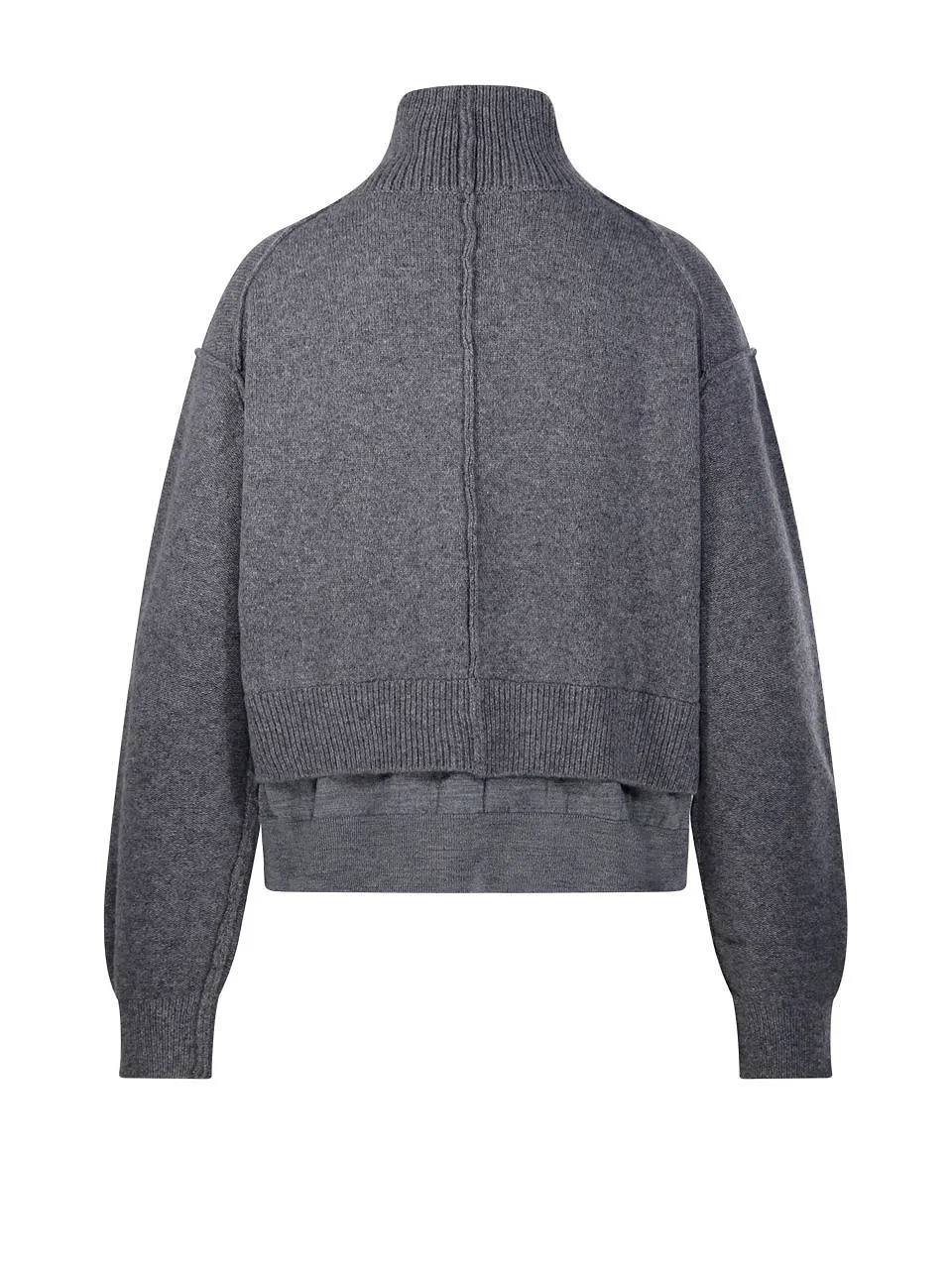 Re Code Layered High Neck Knitted Sweater