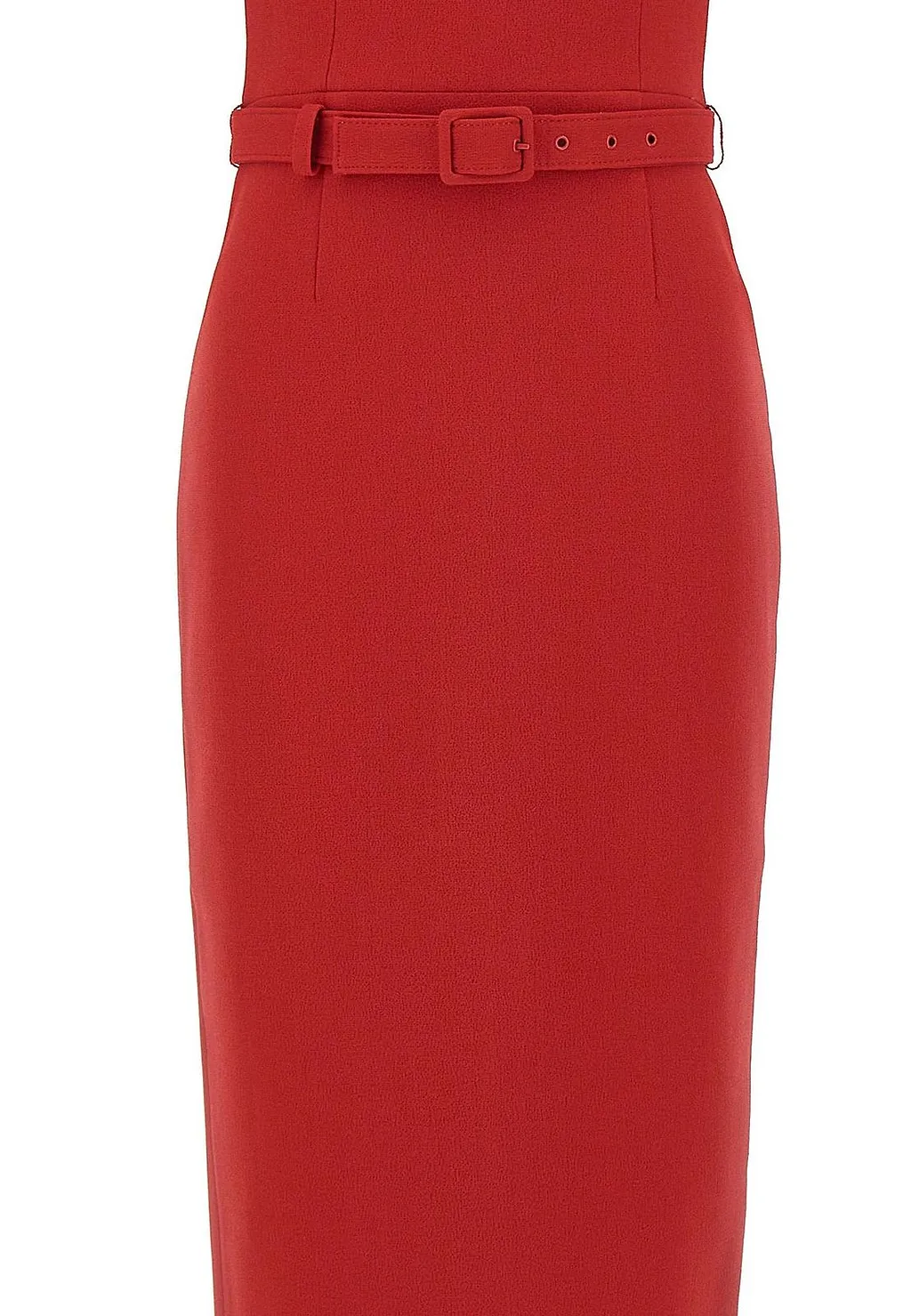 Rebecca Vallance Precious Belted Off-Shoulder Dress
