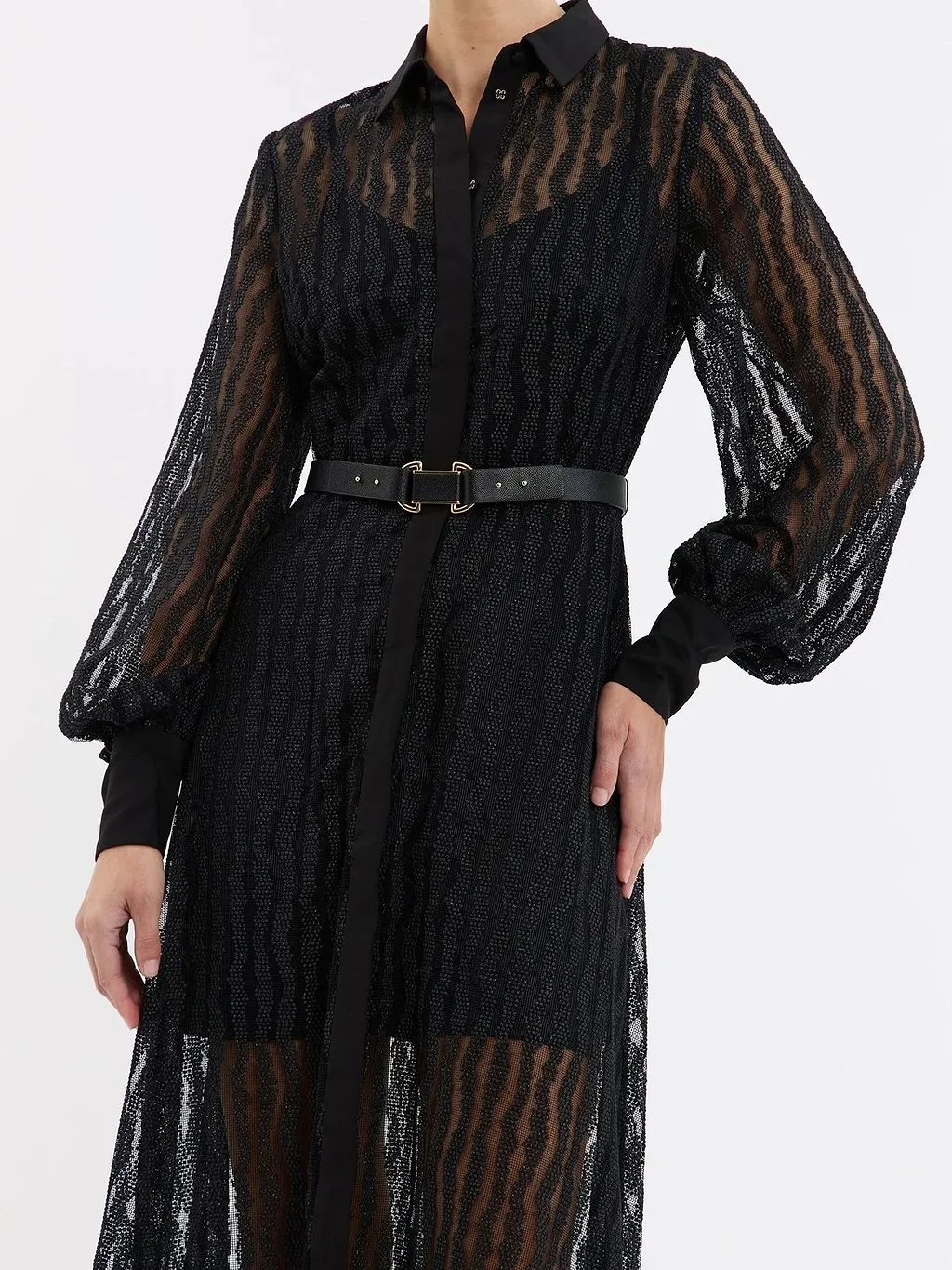 Rebecca Vallance Seraphina Sheer Maxi Dress