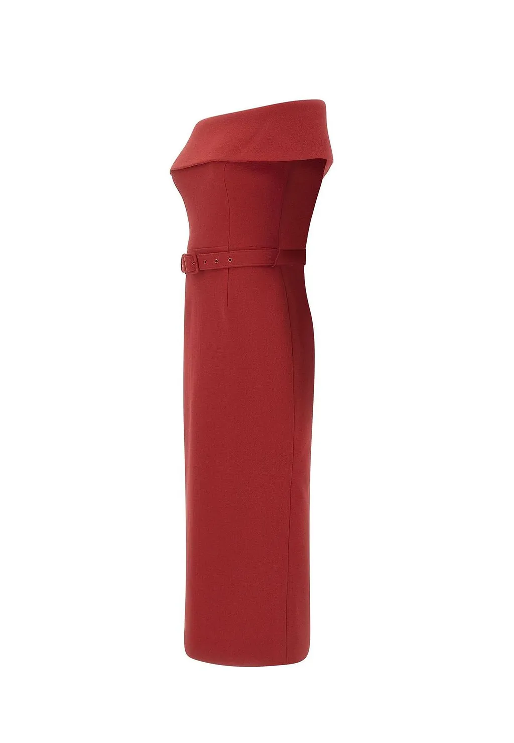Rebecca Vallance Precious Belted Off-Shoulder Dress