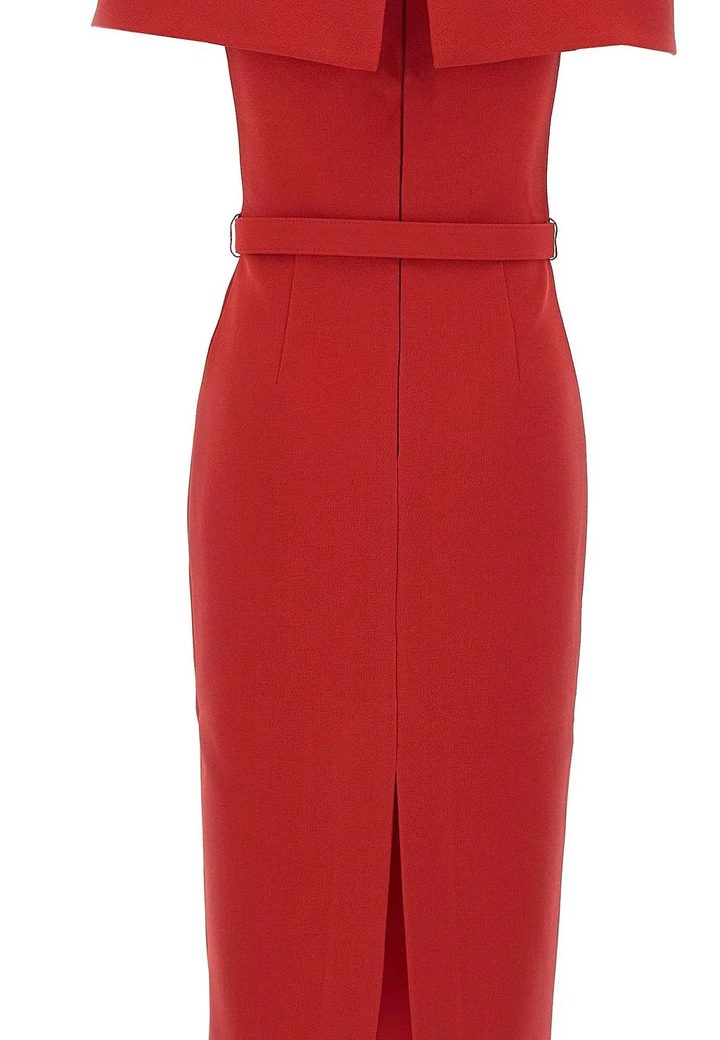 Rebecca Vallance Precious Belted Off-Shoulder Dress