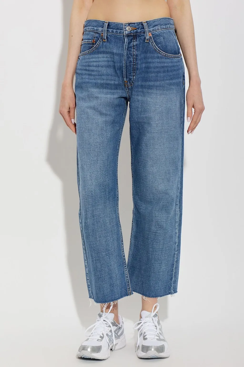 Re/Done Beau Straight-Cut Jeans