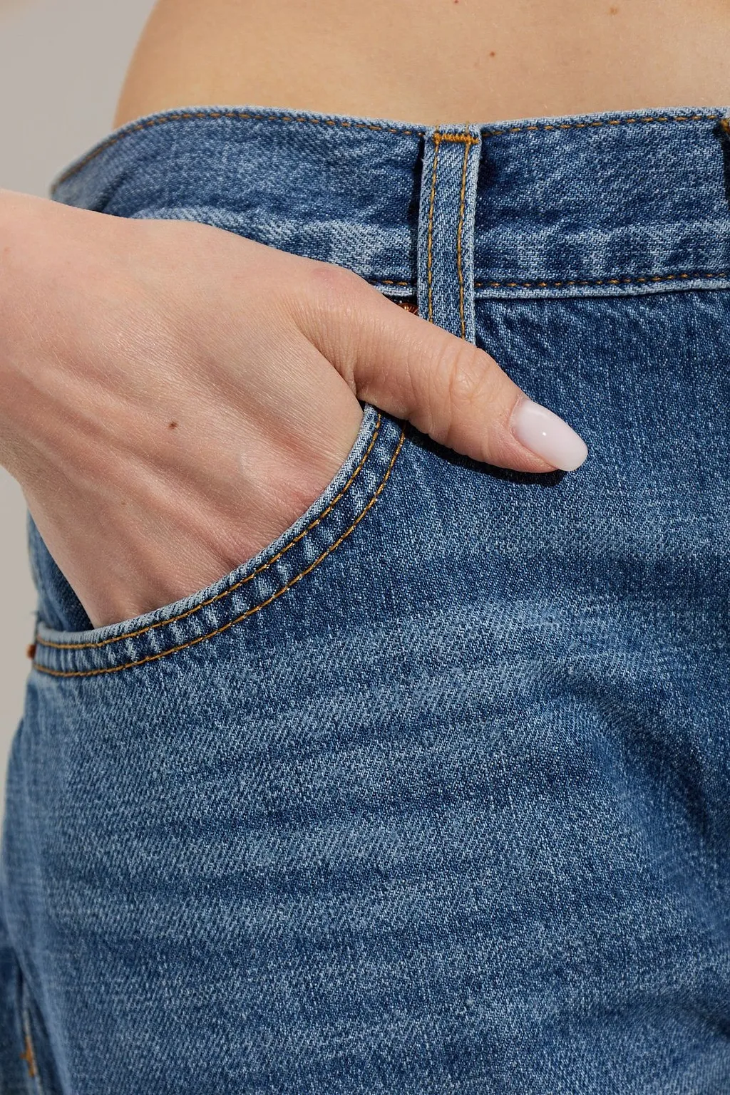 Re/Done Beau Straight-Cut Jeans