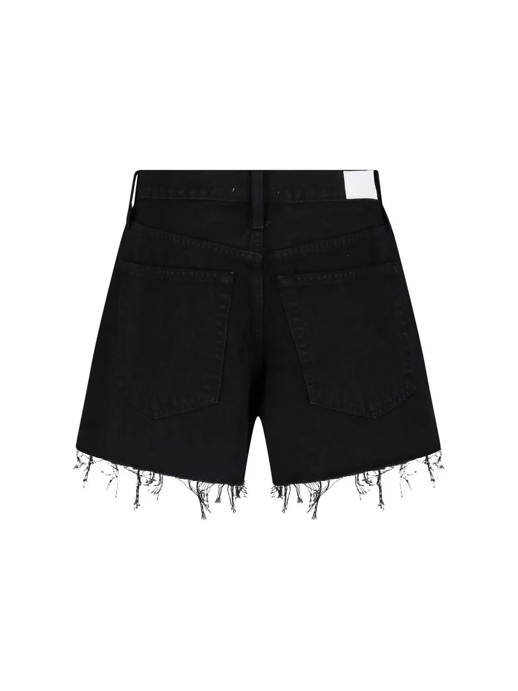 Re/Done Raw-Hem Denim Shorts