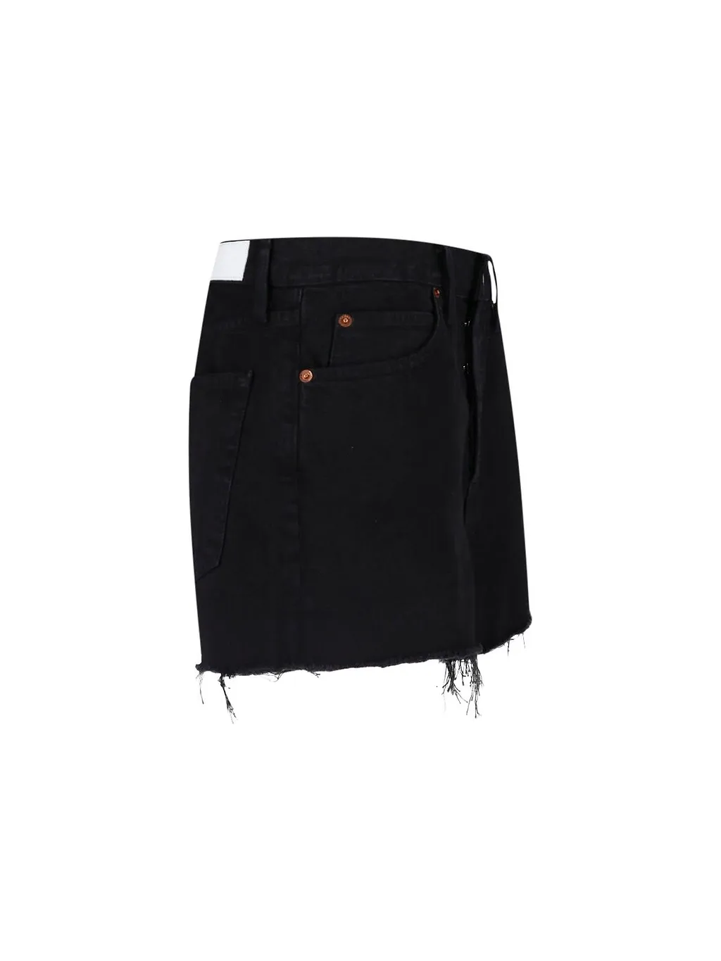 Re/Done Raw-Hem Denim Shorts