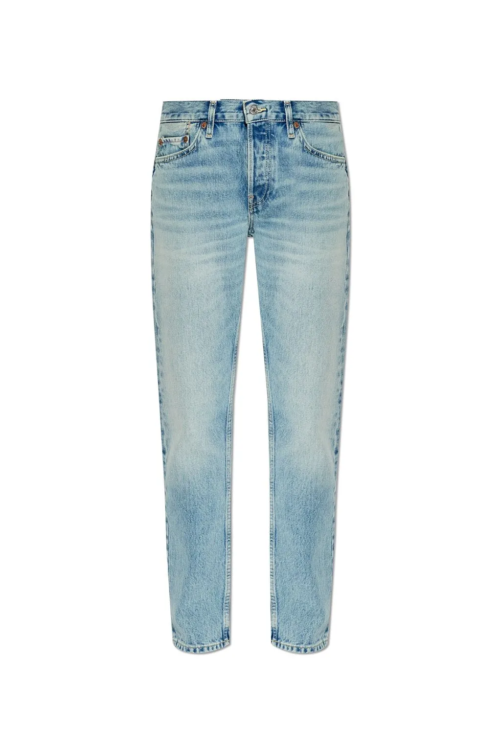 Re/Done Tapered-Leg Jeans