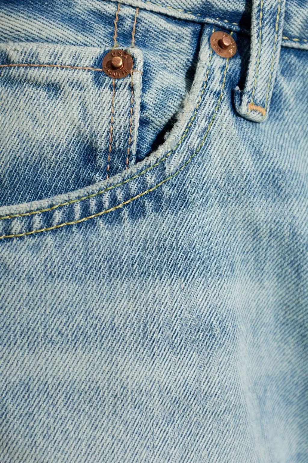 Re/Done Star Patch Straight-Leg Jeans