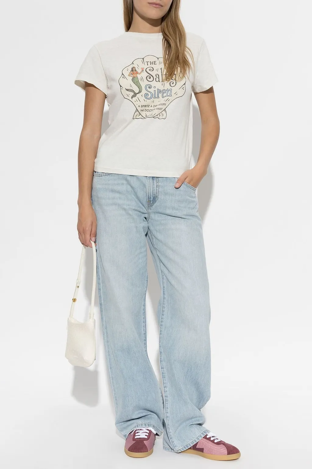 Re/Done Salty Siren Graphic T-Shirt