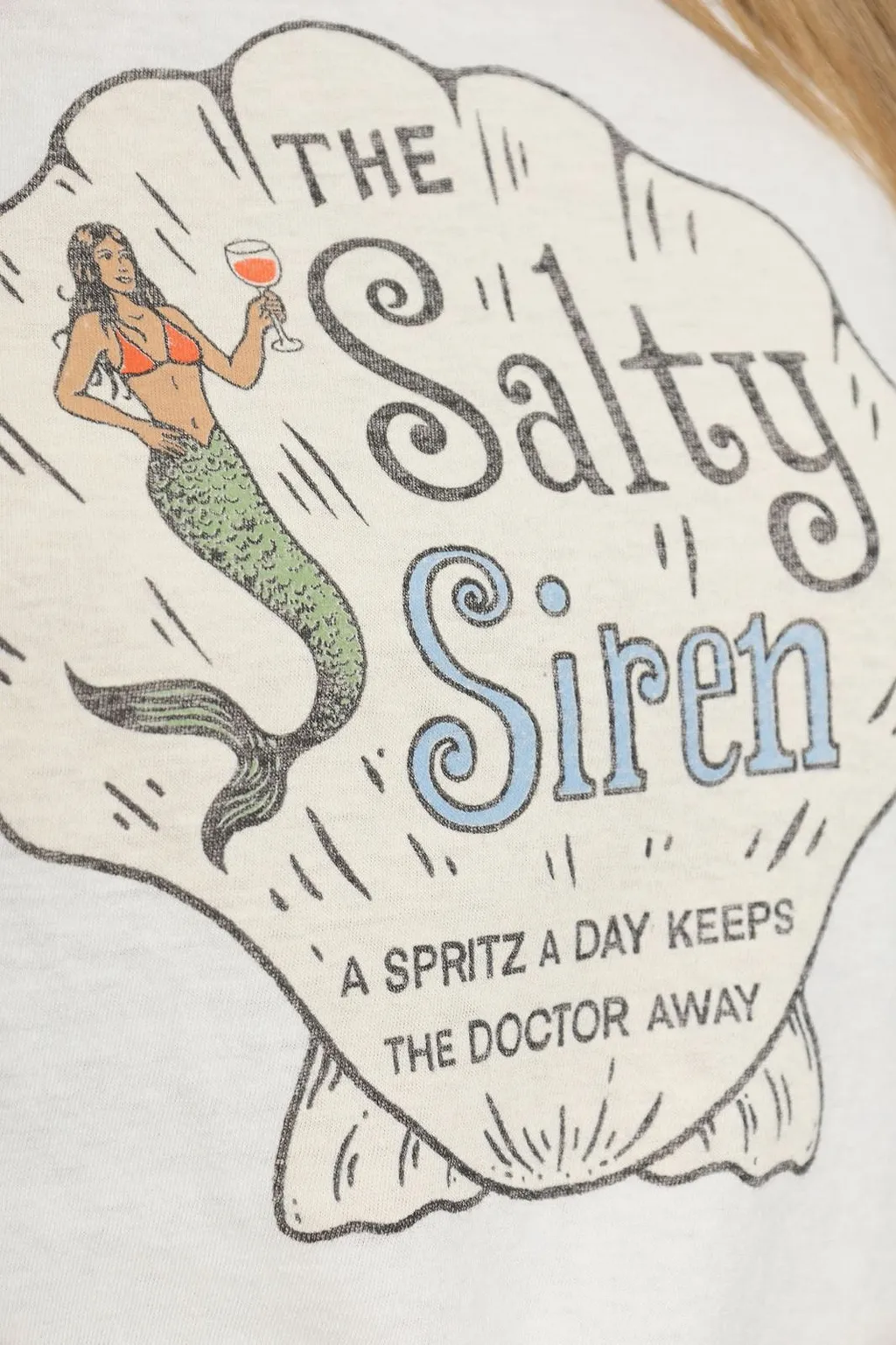 Re/Done Salty Siren Graphic T-Shirt
