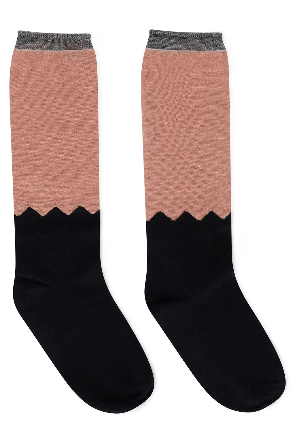 Redvalentino Color-Blocked Knitted Socks